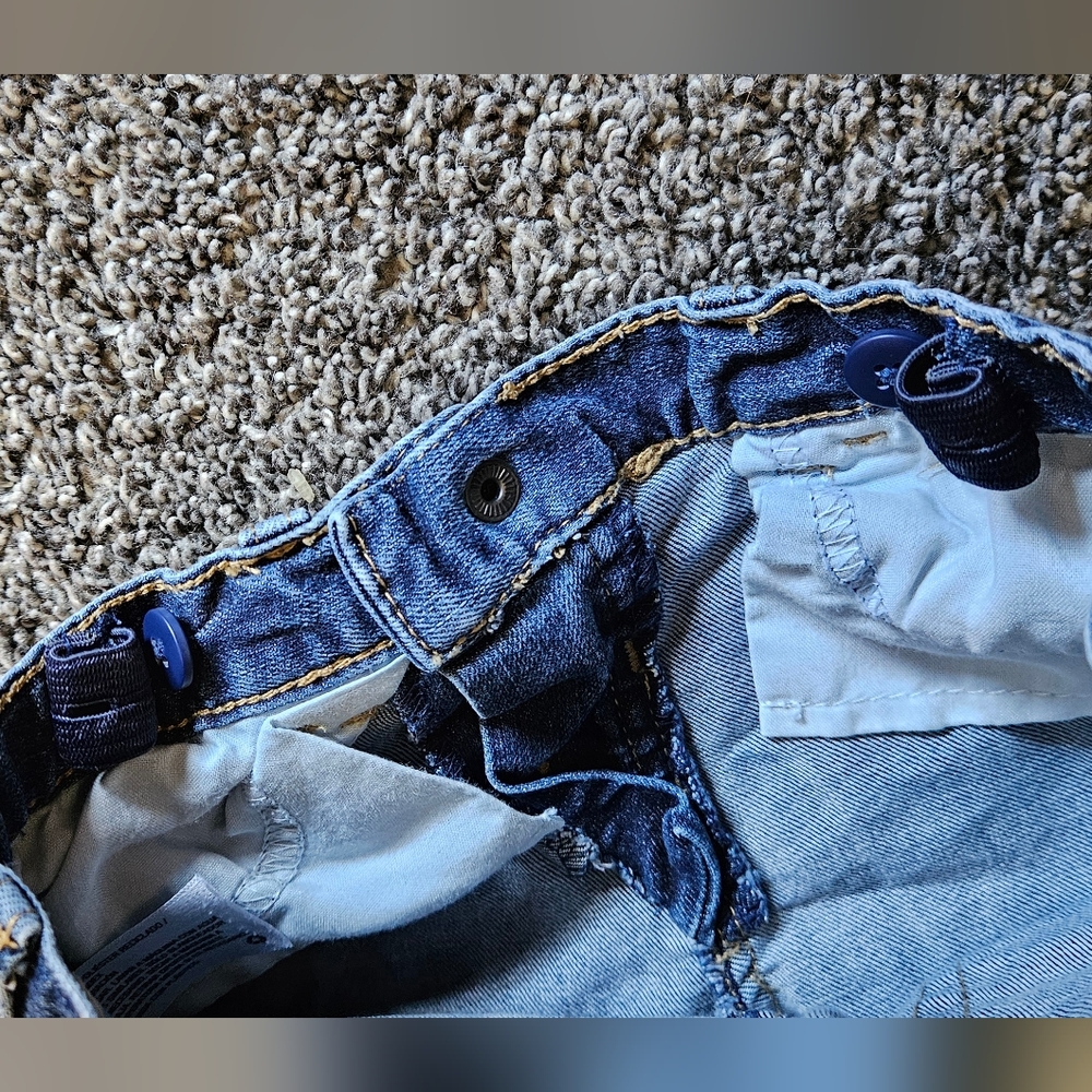 2 Cat & Jack Jean Laced Toddler Shorts - Picture 10 of 10
